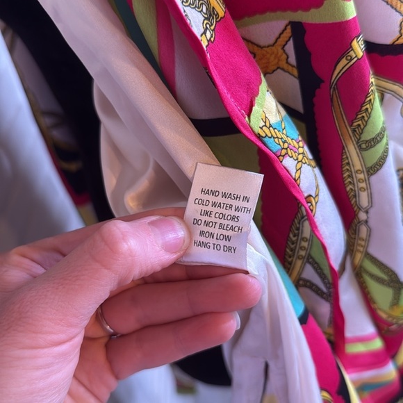 Luxy USA Colorful Print Tie Waist Kimono Women’s Size Medium - Picture 12 of 12